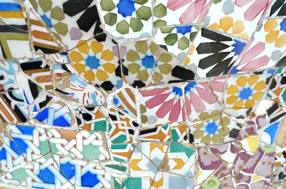 Gaudi Mosaics, Parc Guell