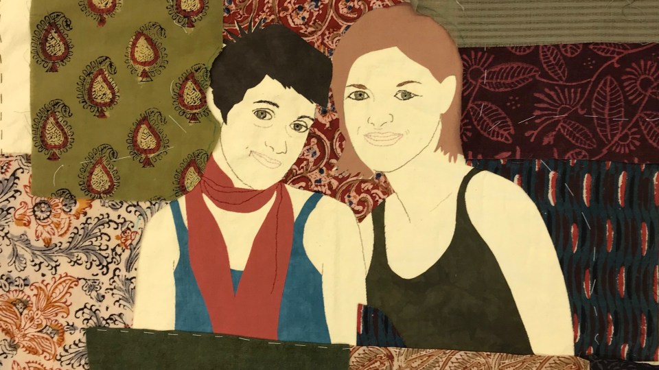 Work by a student at Maiwa, Canada