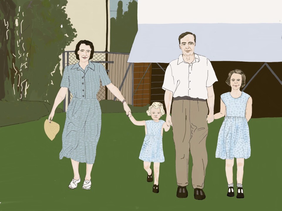 A Family in China 2 inspired by memories from Robbi Robson