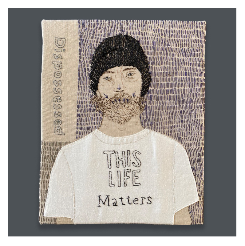 Dispossessed - a portrait of a homeless man
