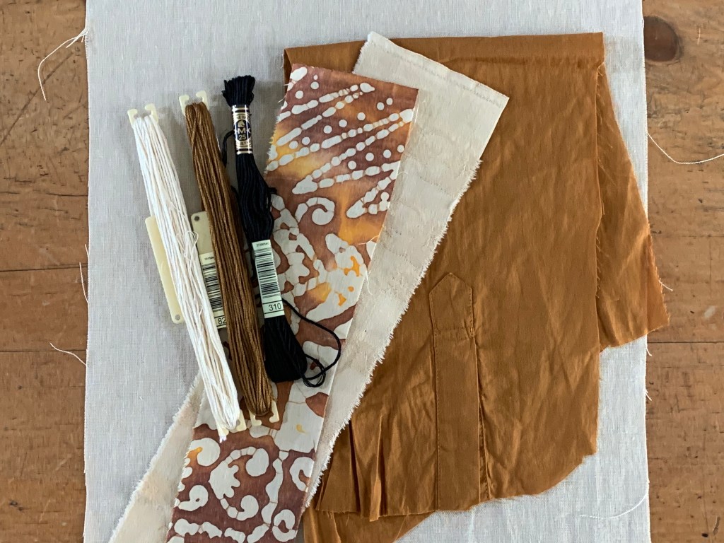Selection of fabrics and Threads