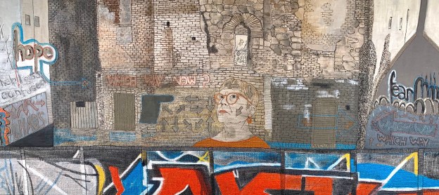 Which Way Now? 2020 mixed media