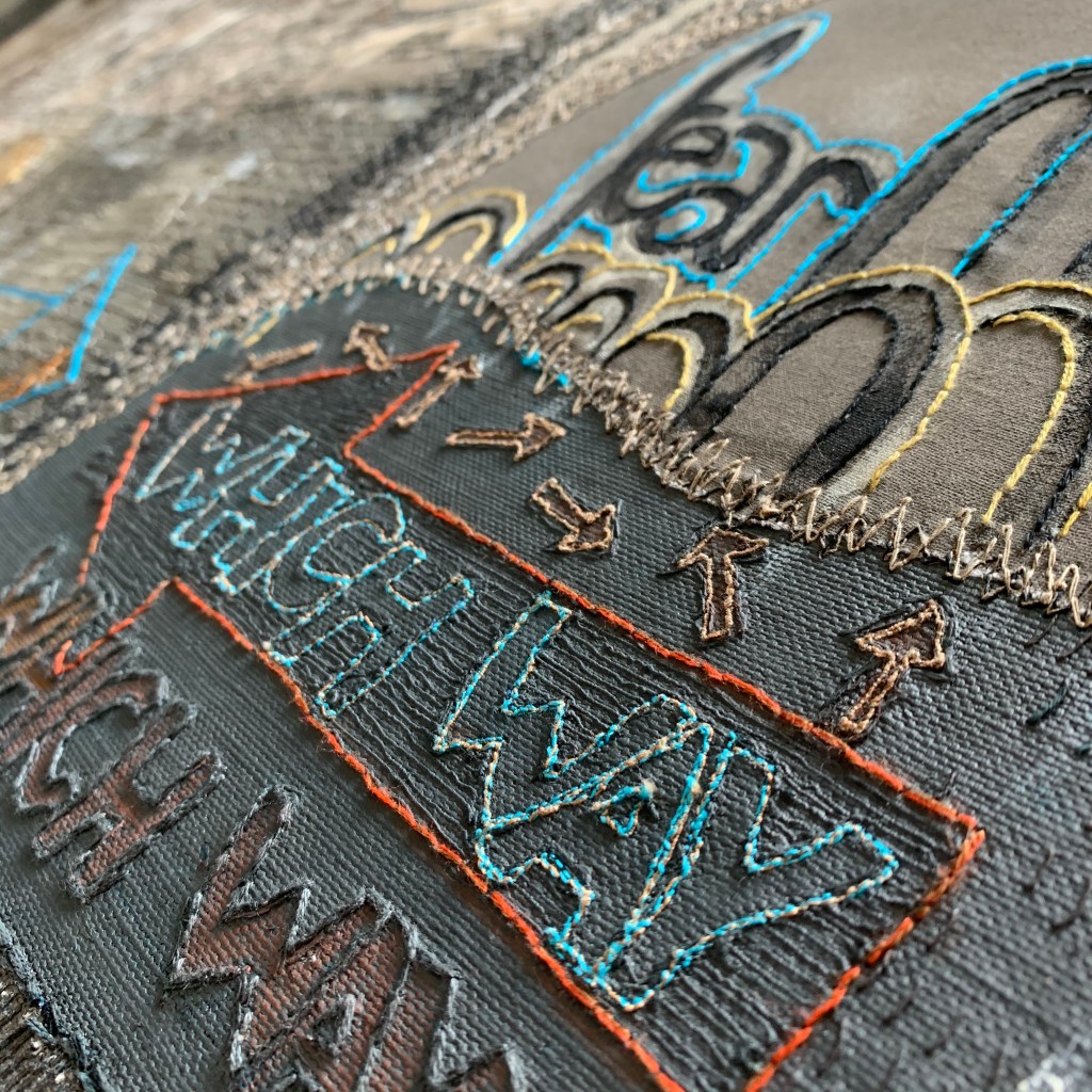 Detail of Which Way Now? 2020