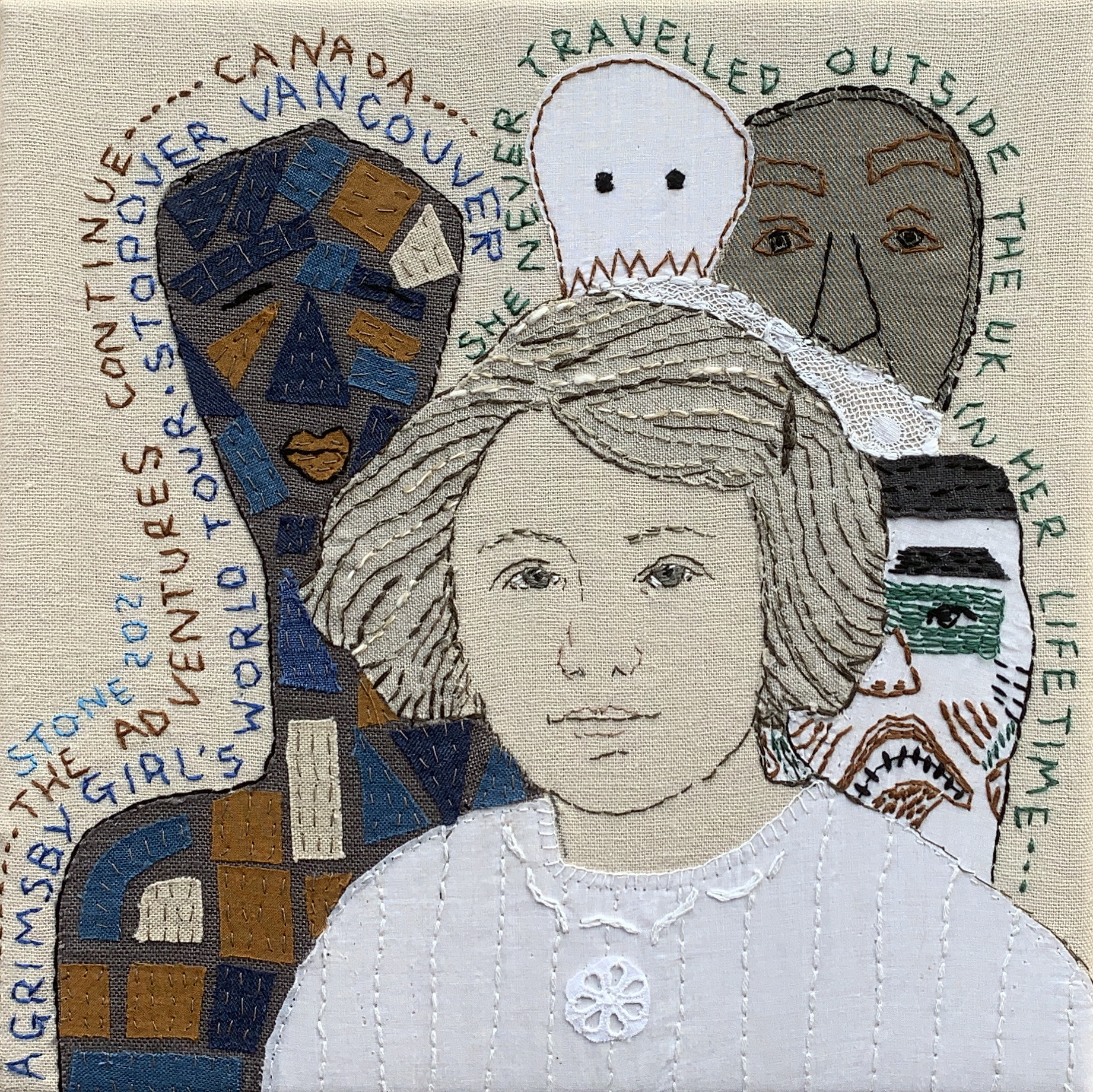 Portrait of the artist's Mum as a young girl